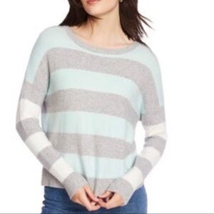 Court & Rowe Wide Stripe Wool Blend Sweater